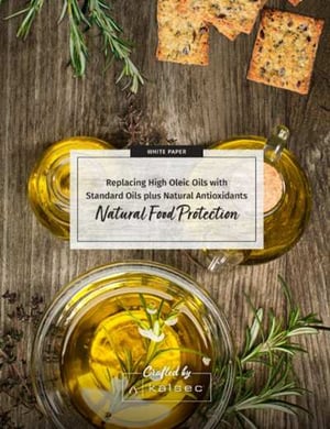 white paper cover showing several vessels filled with yellow cooking oil with some rosemary and crackers white paper cover showing several vessels filled with yellow cooking oil with some rosemary and crackers
