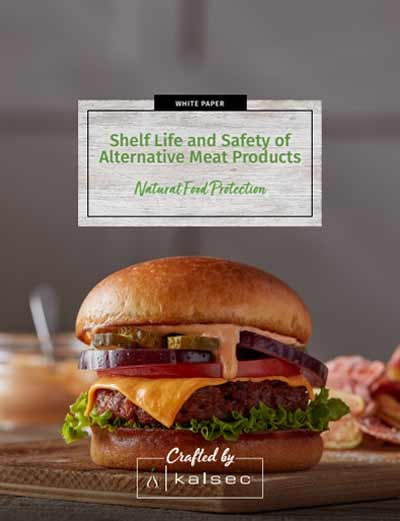 White Paper: Shelf-life and Safety of Alternative Meat Products